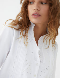 Embroidered White Shirt